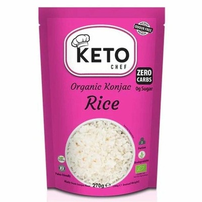 Makaron Keto (Konjac Typu Noodle W Kształcie Ryżu) Bio 270g 200g Keto Chef