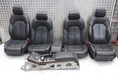 Сидіння сидіння обшивки двері тунель обшивка салон audi a8 d4 lift long фото №1