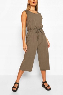 BOOHOO KOMBINEZON KHAKI CASUAL BASIC 36 S B02