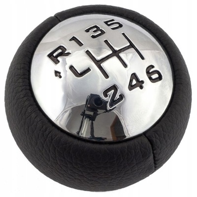 Ручка перемикання передач citroen c3 c4 picasso шкіра 6b фото №1