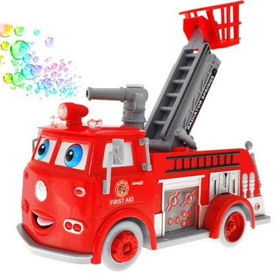 Samochód wóz strażacki Straż pożarna z bańkami dla dzieci