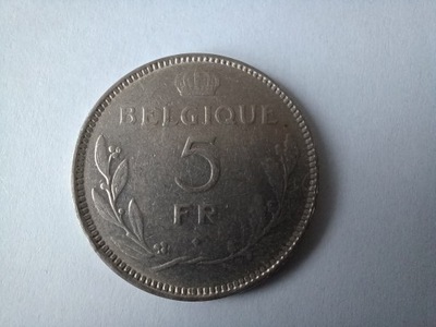 Belgia 5 franków 1936