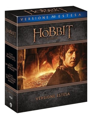 . Trylogia Hobbita The Hobbit Trilogy 1-3 | Blu-ray | wersje rozszerzone PL