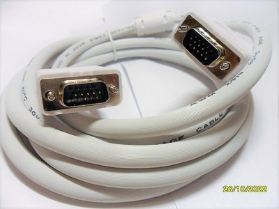 KABEL SVGA - wtyk / wtyk 15 pin.3 rzędowy - 3 m