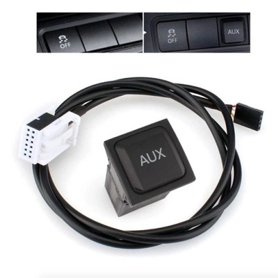 ADAPTADOR AUX RANURA JACK VW PASSAT B6 B7 GOLF V VI  