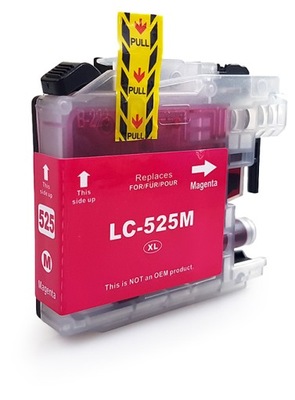 TUSZ DO DRUKARKI BROTHER LC525XLM DCP-J105 Magenta