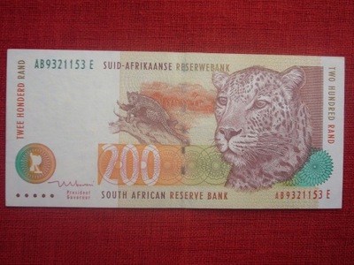 RPA 200 RAND P-127b 1999r UNC- UNIKAT, 1 EGZ.