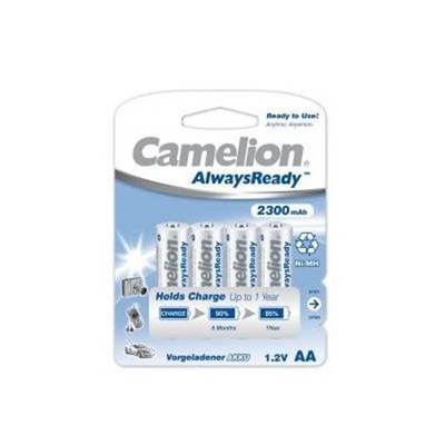 Camelion AA/HR6, 2300 mAh, baterie akumulatorowe AlwaysReady Ni-MH, 4 szt.