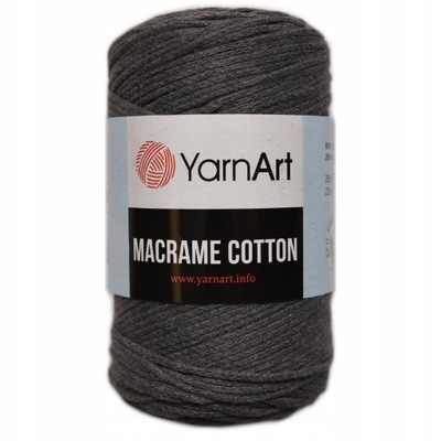 Sznurek YarnArt Macrame Cotton szary 774