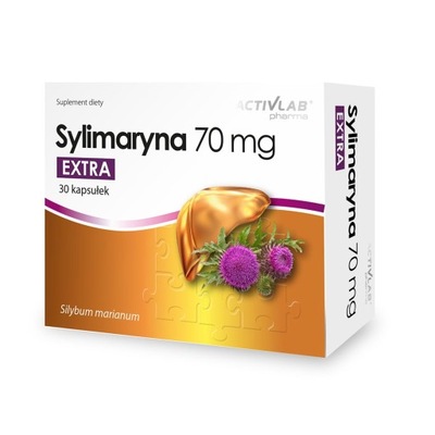 SYLIMARYNA EXTRA 70mg REGENERUJE WĄTROBĘ x 30 kaps