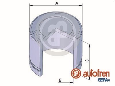 PISTÓN ZAC. D025322/AUF AUTOFREN SEINSA  