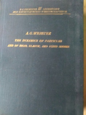 A. G. Webster. Dynamika cząstek 1925 j. angielski