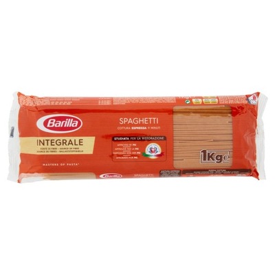 BARILLA INTEGRALE SPAGHETTI 1 KG PEŁNOZIARNISTY WŁOSKI MAKARON