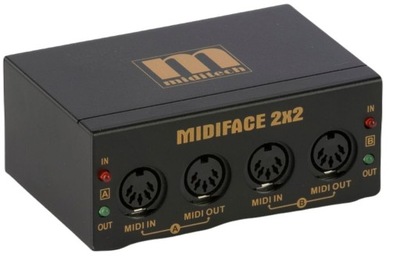 Miditech Midiface 2x2 - Interfejs MIDI/USB