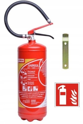 EXTINGUIDOR DE POLVO 6KG GP-6X ABC TIPO PDE6 GX GLORIA  