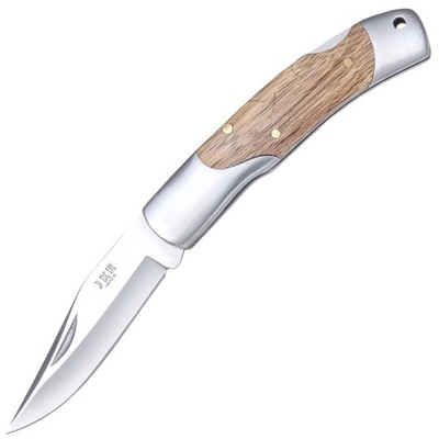 JKR Nóż składany, 6,5 cm, drewno