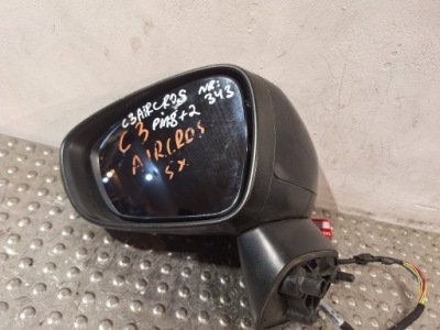 Зеркало наружное левая 10 pin citroen c3 aircross 16- фото №1