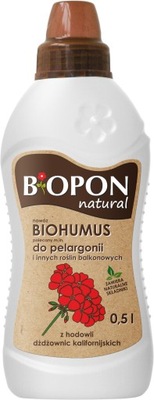 Biohumus do pelargonii i roślin balkonowych - 0,5l