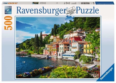 Puzzle Ravensburger 500el Jezioro Como Włochy