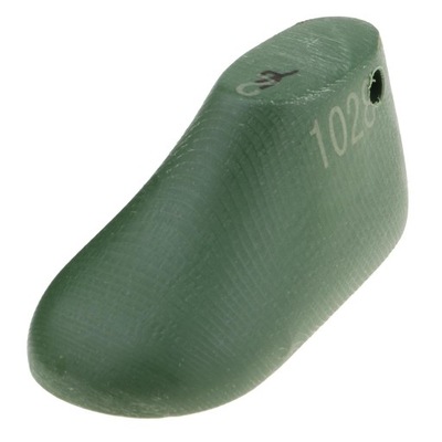 Zielona plastikowa ostatnia forma do butów w