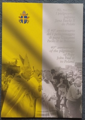 Foldery 40 rocznica pielgrzymki Papieza Jana Pawła do Polski