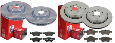 Тормозные диски тормозные колодки p+t brembo mercedes w164 x164 w251 фото №1