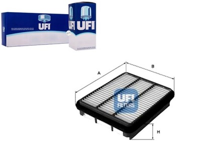 UFI FILTRO AIRE TOYOTA LAND CRUISER 3.0 D-4D 0  