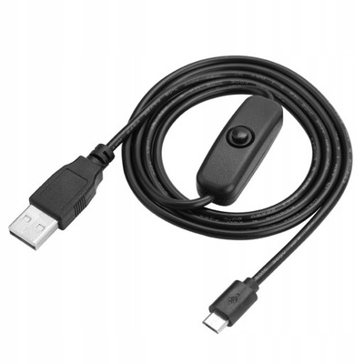 Kabel ładujący Micro USB z włącznikiem i