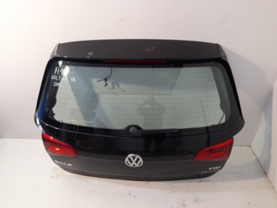 Vw volkswagen golf vii хетчбек 2015 задня кришка багажника h14 фото №1