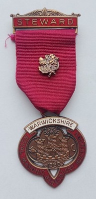 MEDAL - MASOŃSKI WARWICKSHIRE - D16