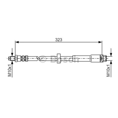 CABLE DE FRENADO ELÁSTICO BOSCH 1 987 476 293  