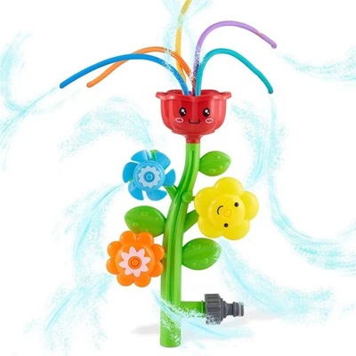 Zraszacz Fontanna Ogrodowa dla Dzieci: Kwiatowa Zabawa na Upalne Dni