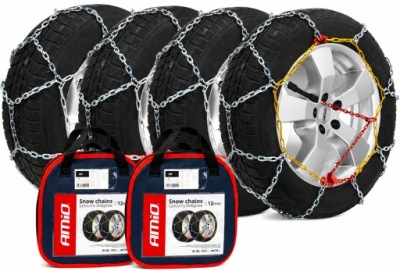 2× Łańcuchy śniegowe Amio 130 KN 2107