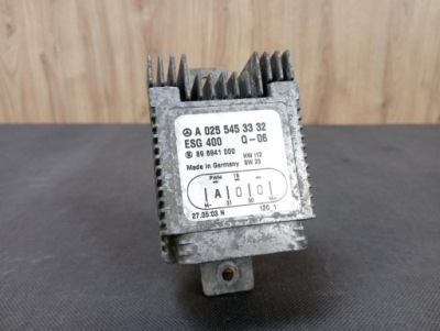 Mercedes slk r170 рестайлинг  модуль блок управления вентилятора 2.0 k a0255453332 фото №1