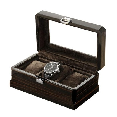Eleganckie pudełko na zegarek - Miejsce na 3
