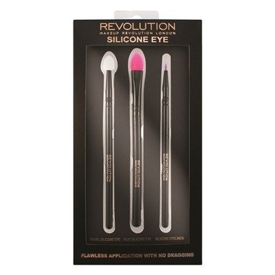 MAKEUP REVOLUTION Silicone Eye zestaw pędzli