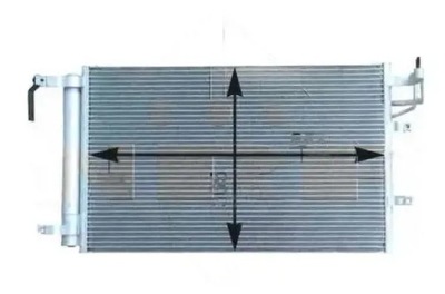 Конденсатор радіатор кондиціонера з осушувач фото №1