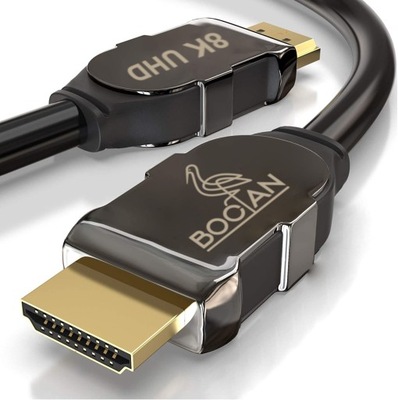 Kabel HDMI 2.1 PREMIUM 8K 60HZ MIEDŹ 48Gbps 0,5m