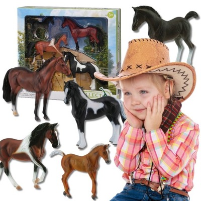 Collecta Zestaw figurek dla dzieci, figurki - konie 3+