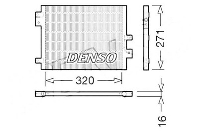 DENSO CONDENSADOR DE ACONDICIONADOR PORSCHE 911 911 TARGA  