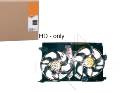 Вентилятор радиатора opel vectra c 02- nrf фото №1