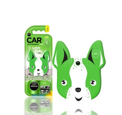 AROMA Car DOG Odświeżacz powietrza Fancy Green