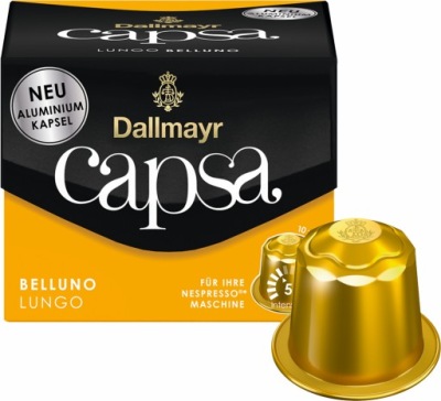 Kapsułki do Nespresso Dallmayr CAPSA LUNGO BELLUNO 10 kapsułek