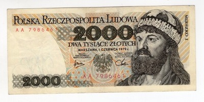 2000 złotych 1979 AA