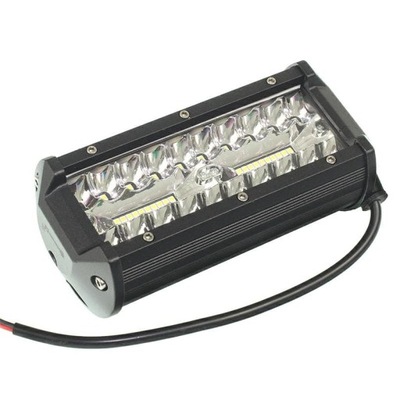 Panel Ledowy prosty 40 LED w 3 Rzędach Tylne Mocowanie, LED, Halogen,12-80V