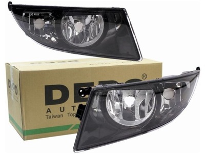 Противотуманные фары противотуманные skoda fabia ii mk2 10-14 фото №1