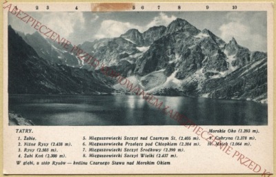 ANK FOT. T i S ZWOLIŃSKI TATRY SZCZYTY GÓR