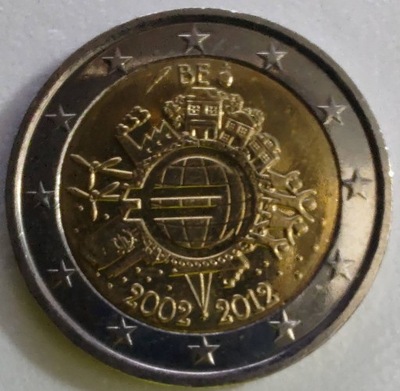 0898a- Belgia 2 euro, 2012