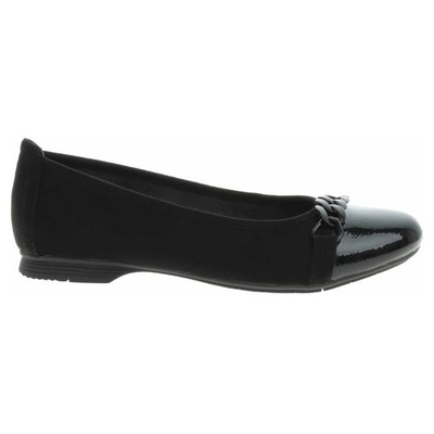 Baleriny damskie Jana 8-22165-41 black 39