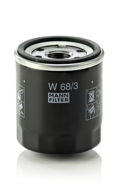 MANN-FILTER FILTRO ACEITES AYGO AURIS AVENSIS CAMRY CITROEN C1 PEUGEOT 107  